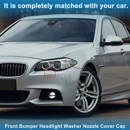 Front Left Washer Nozzle Cover for BMW 528i (2011-2016) Unpainted