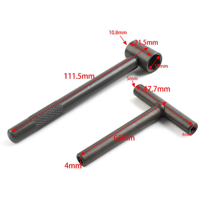 2 x T Type Screw Spanner Tool for Motorcycle Scooter Engine Valve