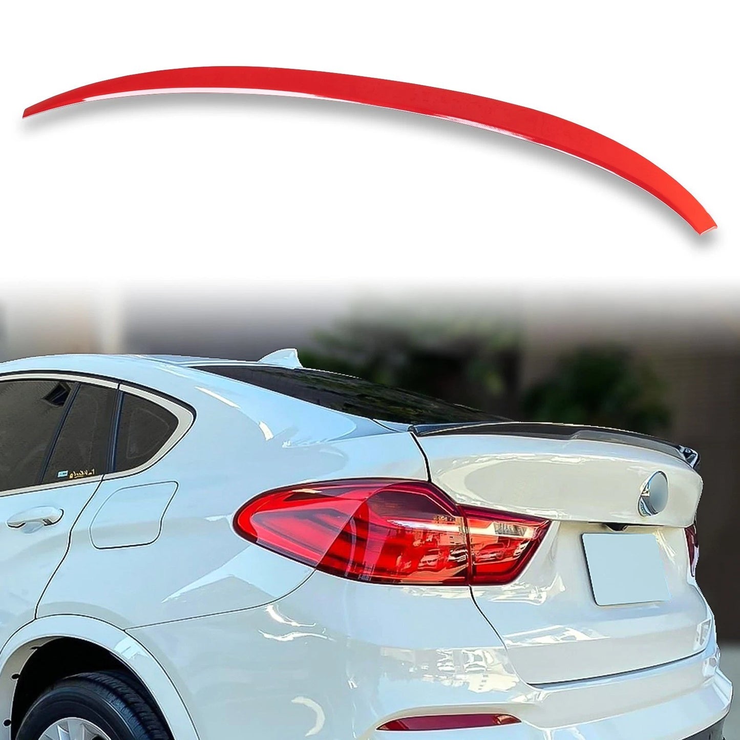 Rear Boot Spoiler for BMW X4 F26 (2014-2018) - Melbourne Red A75