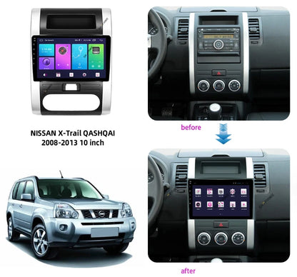 64GB Wireless Apple CarPlay Android Auto BT Radio for Nissan X-Trail (07-14)