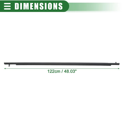 Rear Left Door Window Belt Weatherstrip for Toyota Sienna (2004-2010) Black