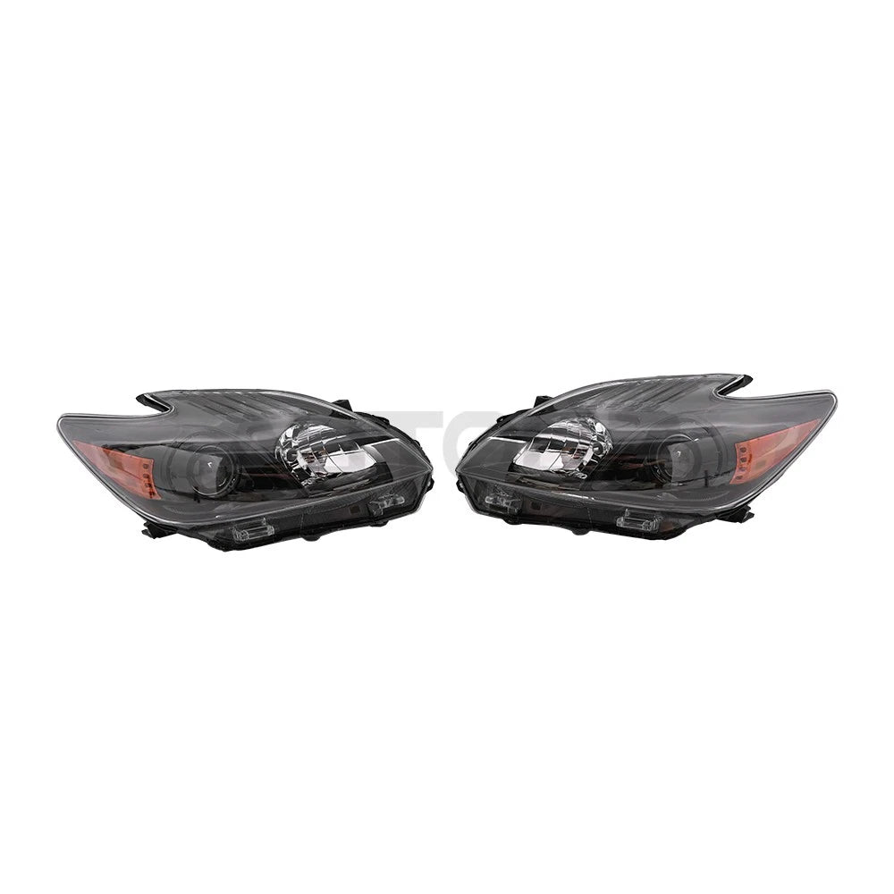 2x Halogen Headlights Headlamps Assembly LH&RH for Toyota Prius (2010–2011)
