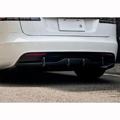 100% DRY Carbon Fiber Rear Bumper Diffuser Lip For Tesla Model S 2021-2023 2022