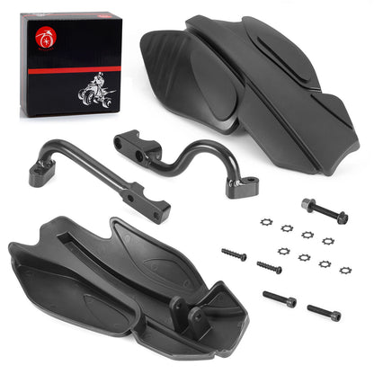 Black Hand/Wind Guard Bracket Mount Kit for Polaris Sportsman 570/800/850/1000