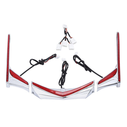 Fender Tip Brake Accent LED Light Strips for Honda Goldwing 1800 F6B (2012-2017)