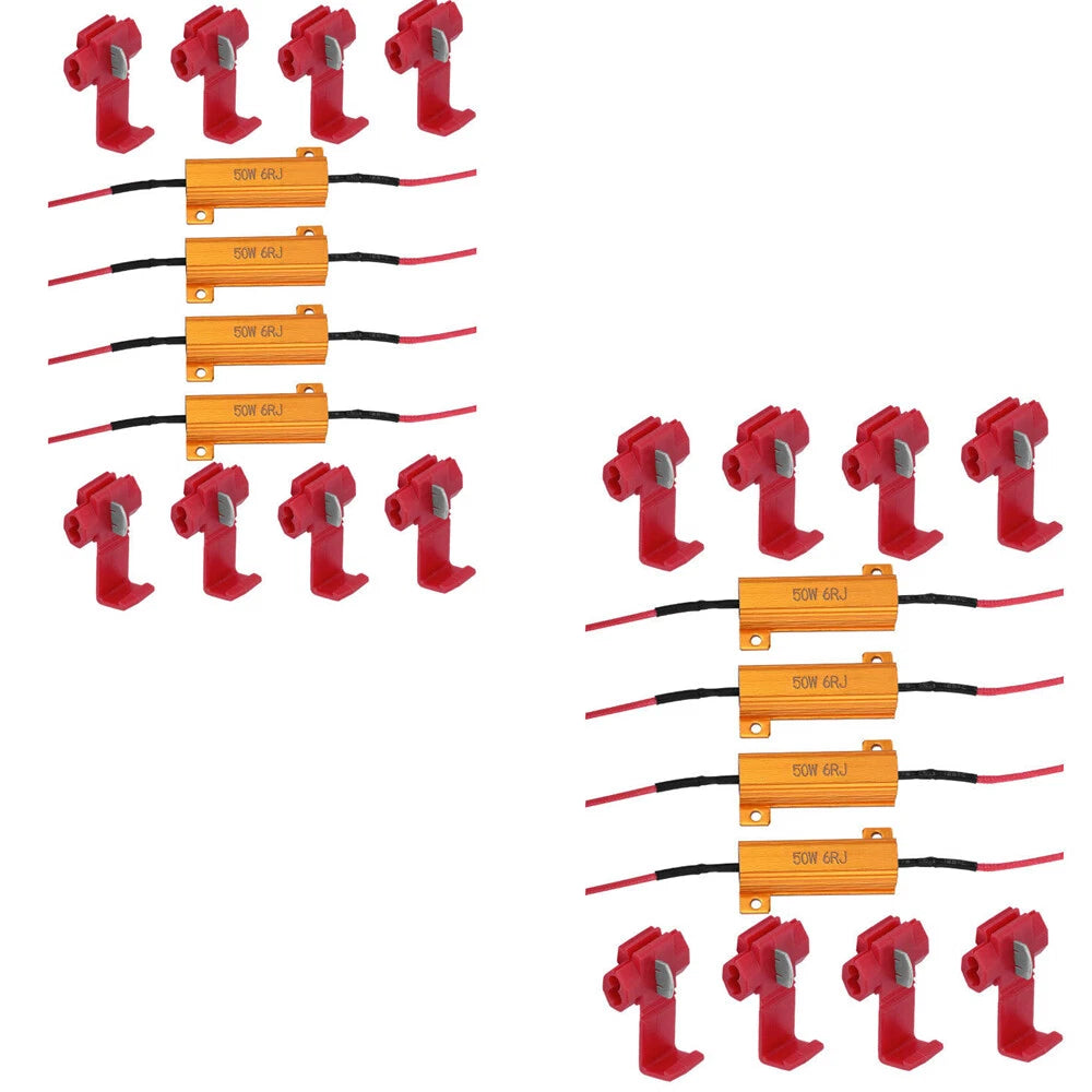 8 x 50W 6 Ohm Load Resistors for LED Turn Signal Blinker (No Year)