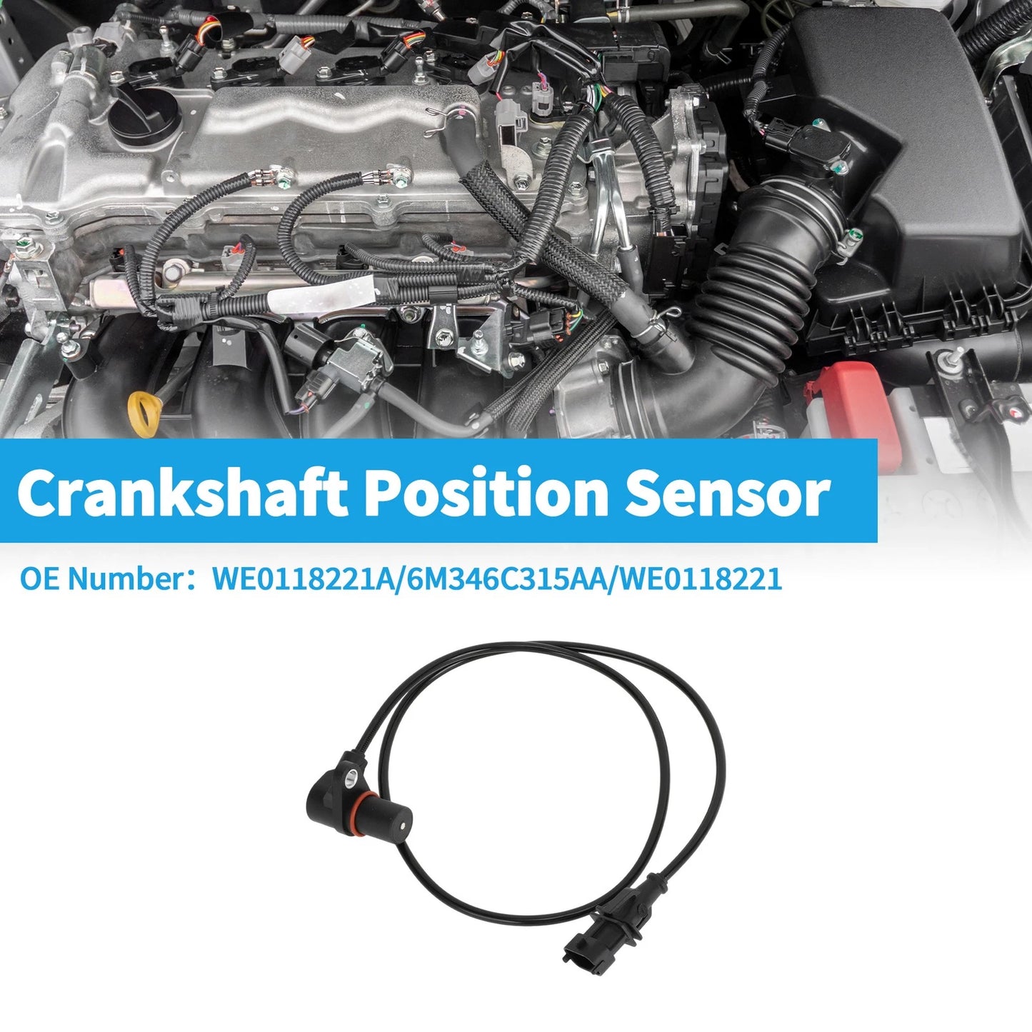 Crankshaft Position Sensor for MAZDA BT-50 2.5 MRZ-CD (2006-2015)