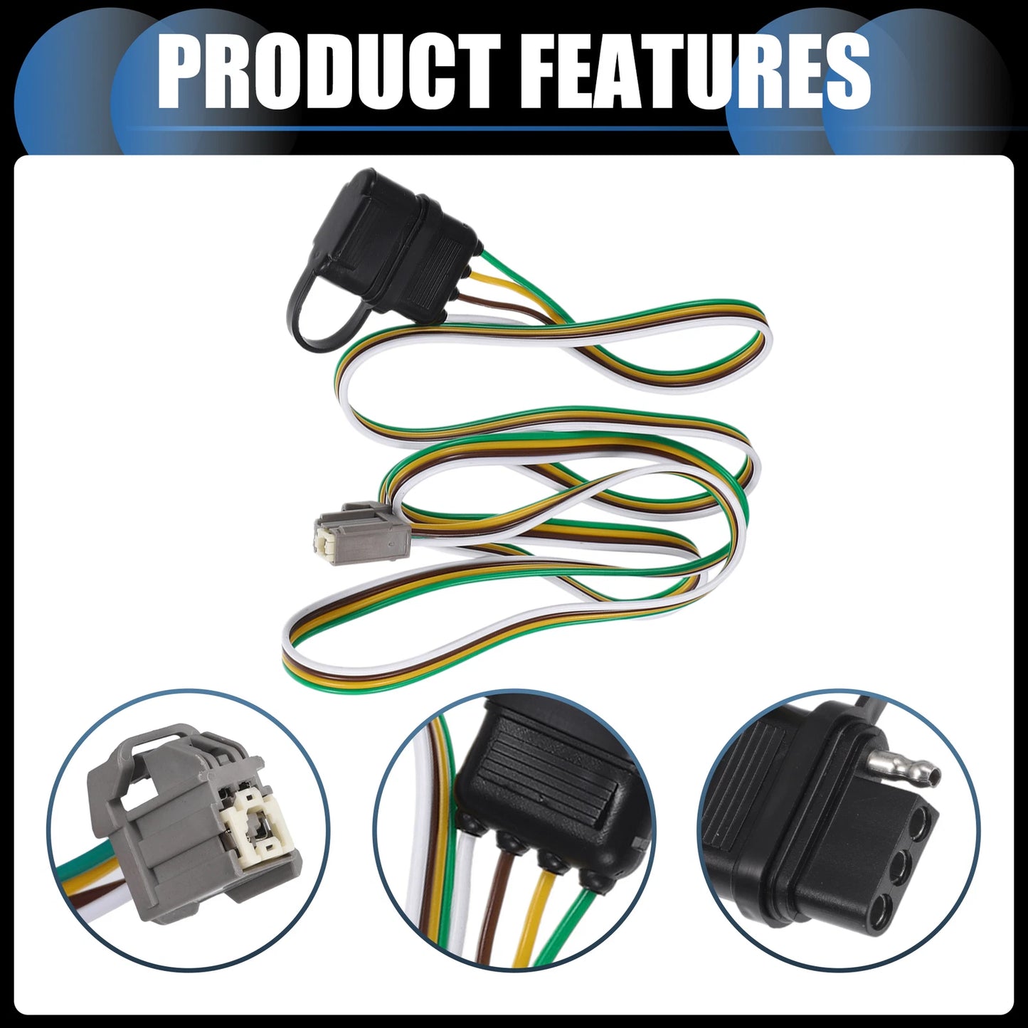 4-Pin Trailer Wiring Harness Kit for Chevrolet Equinox (2010-2017)