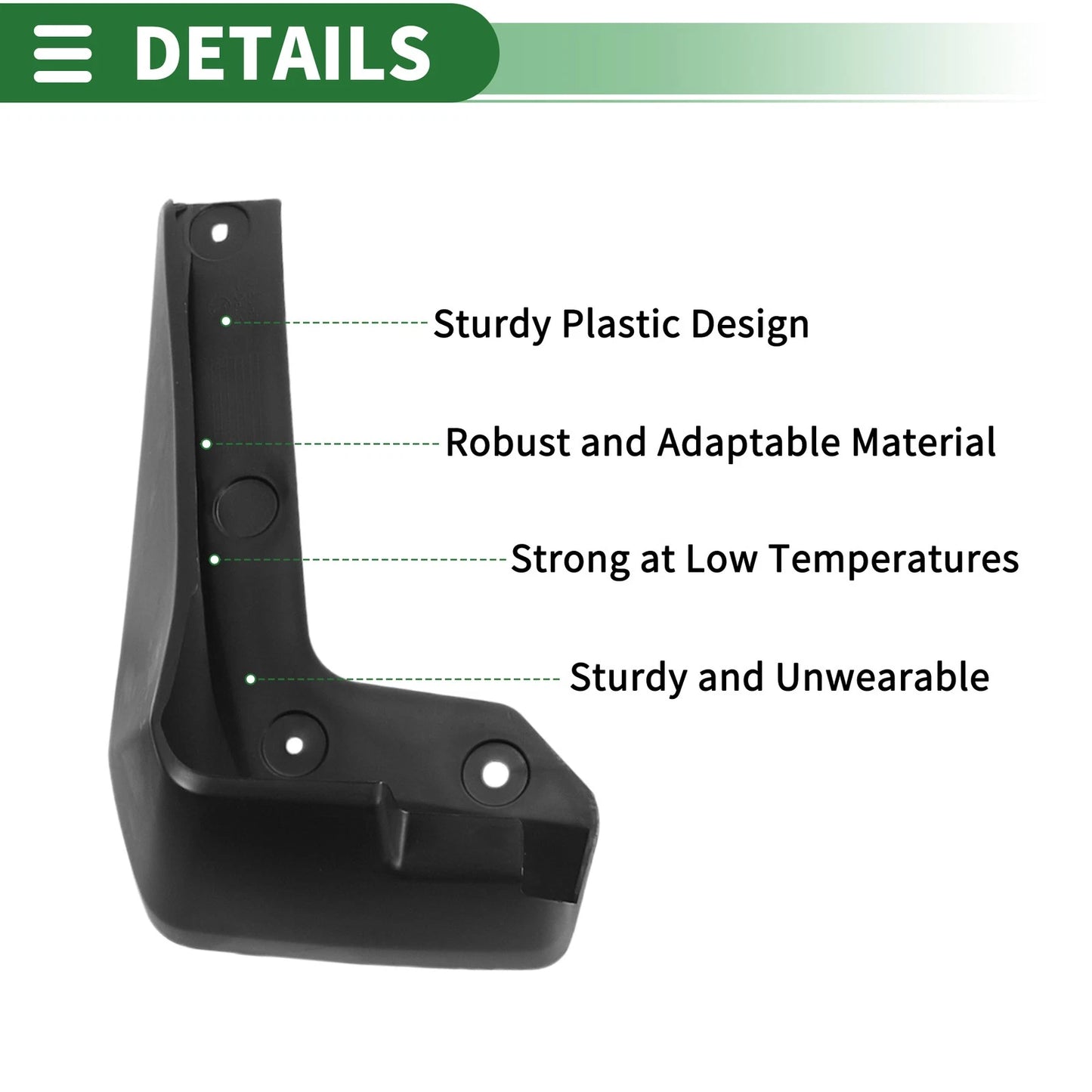 Mud Flaps Splash Guards for Honda Crider 2013-2018 (2 x Front & Rear)
