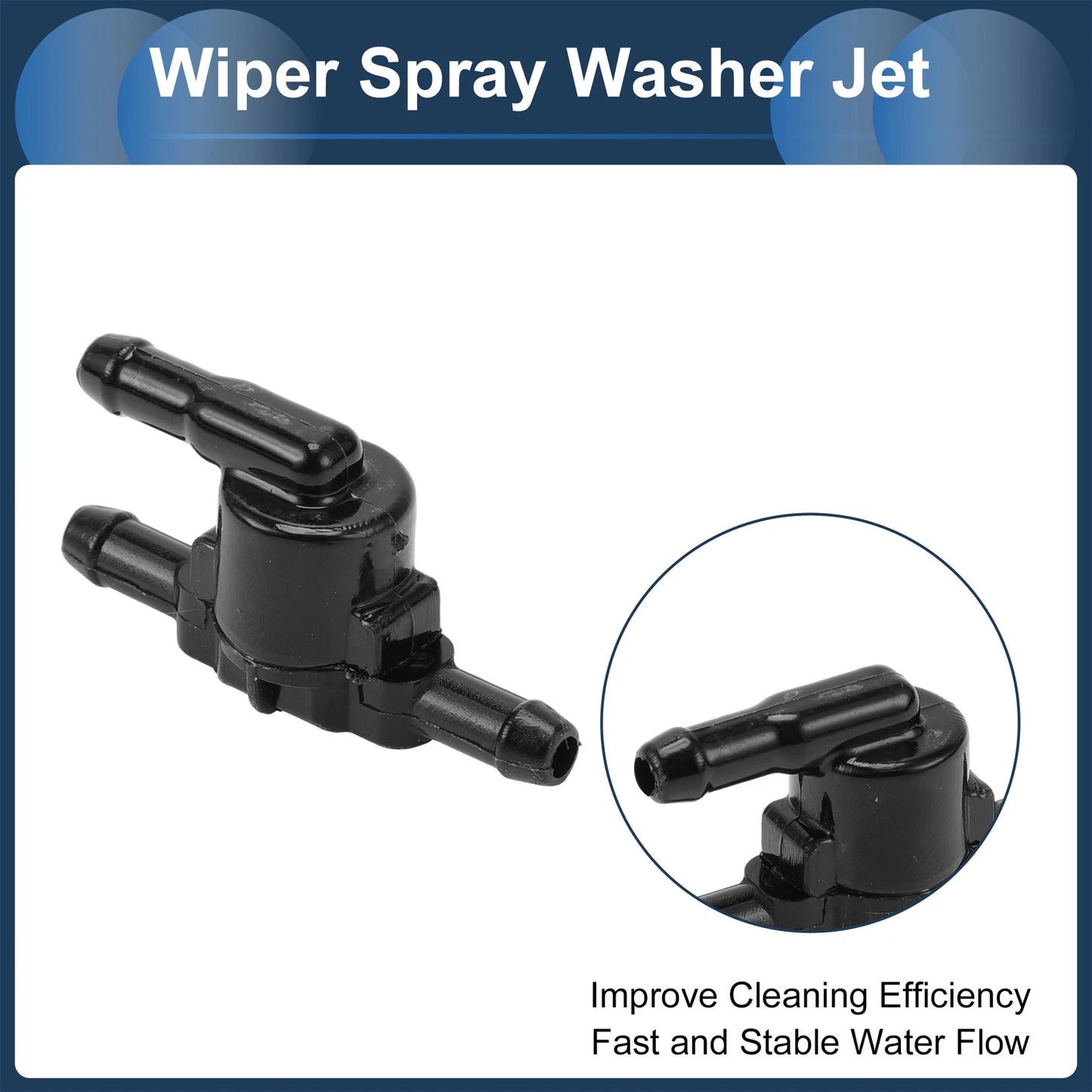 Windshield Washer Nozzle & Fluid Hose for Toyota Corolla (2014-2019)