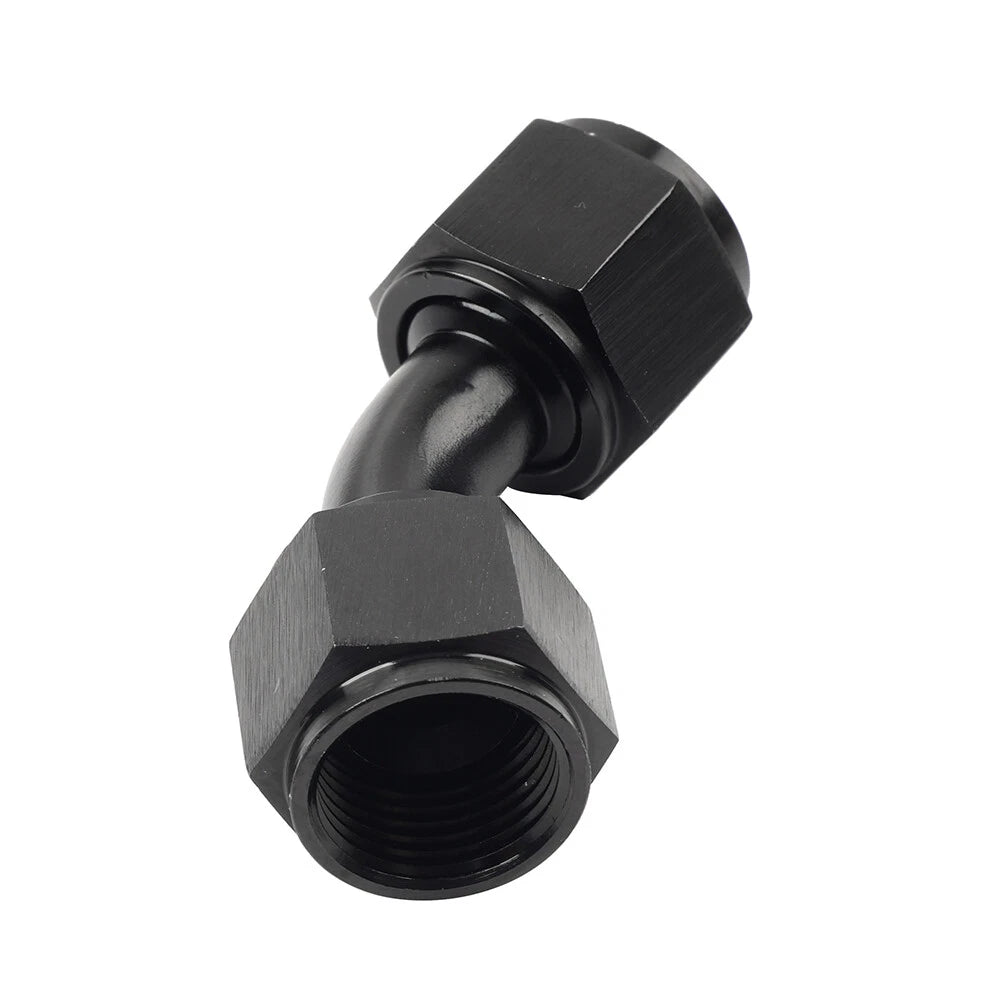 8AN Female to Female 45�� Swivel Coupler Fitting Adapter for Car