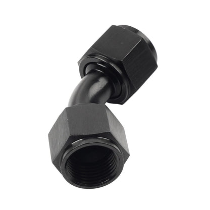 8AN Female to Female 45�� Swivel Coupler Fitting Adapter for Car