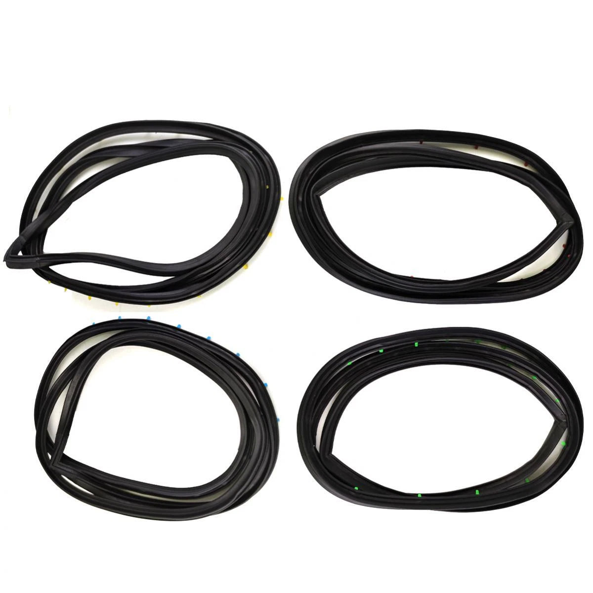 Door Weatherstrip Rubber Seal Set 4 Door Fits Mazda 616 Capella RX2 1970-78 D09