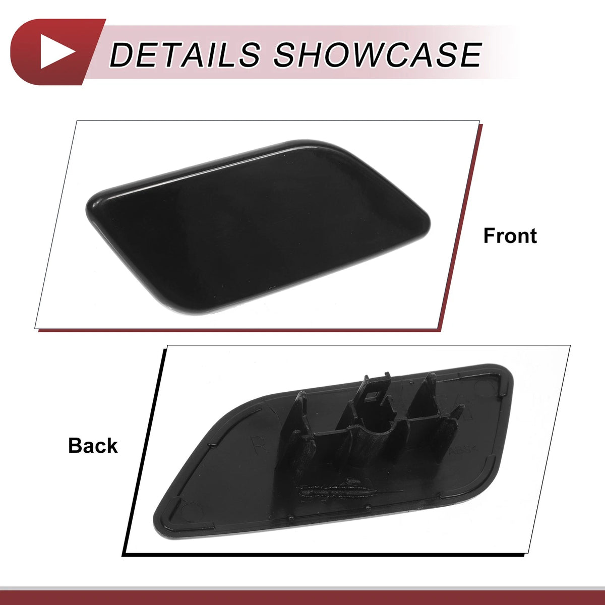 Front Right Washer Nozzle Cover for Subaru Forester (2022-2024) Black