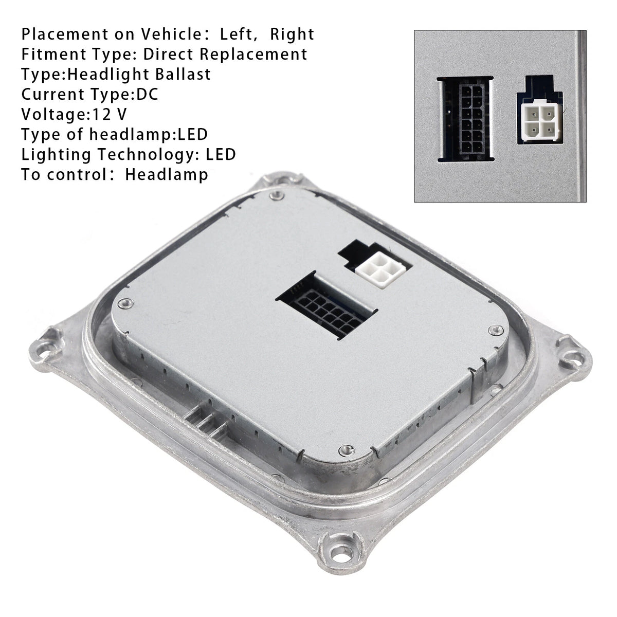 Headlight LED DRL Control Unit for Fiat Ducato for Peugeot Boxer (2006–2023)