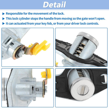Trunk Lock Cylinder w/ 2 Keys for Toyota Corolla 2003-2008