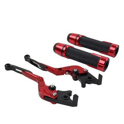 CNC Brake Clutch Levers & Handlebar Grips Set for Thruxton R/Street Cup (2016-2023)