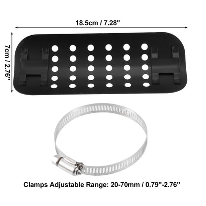 Exhaust Heat Shield / 1 Set / Pipe Shield Cover Heel Guard for Motorcycle