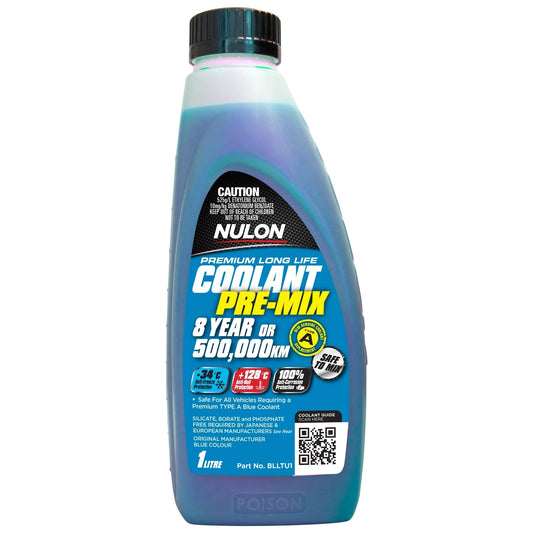 1L Blue Premium Long Life Coolant Premix Top-up