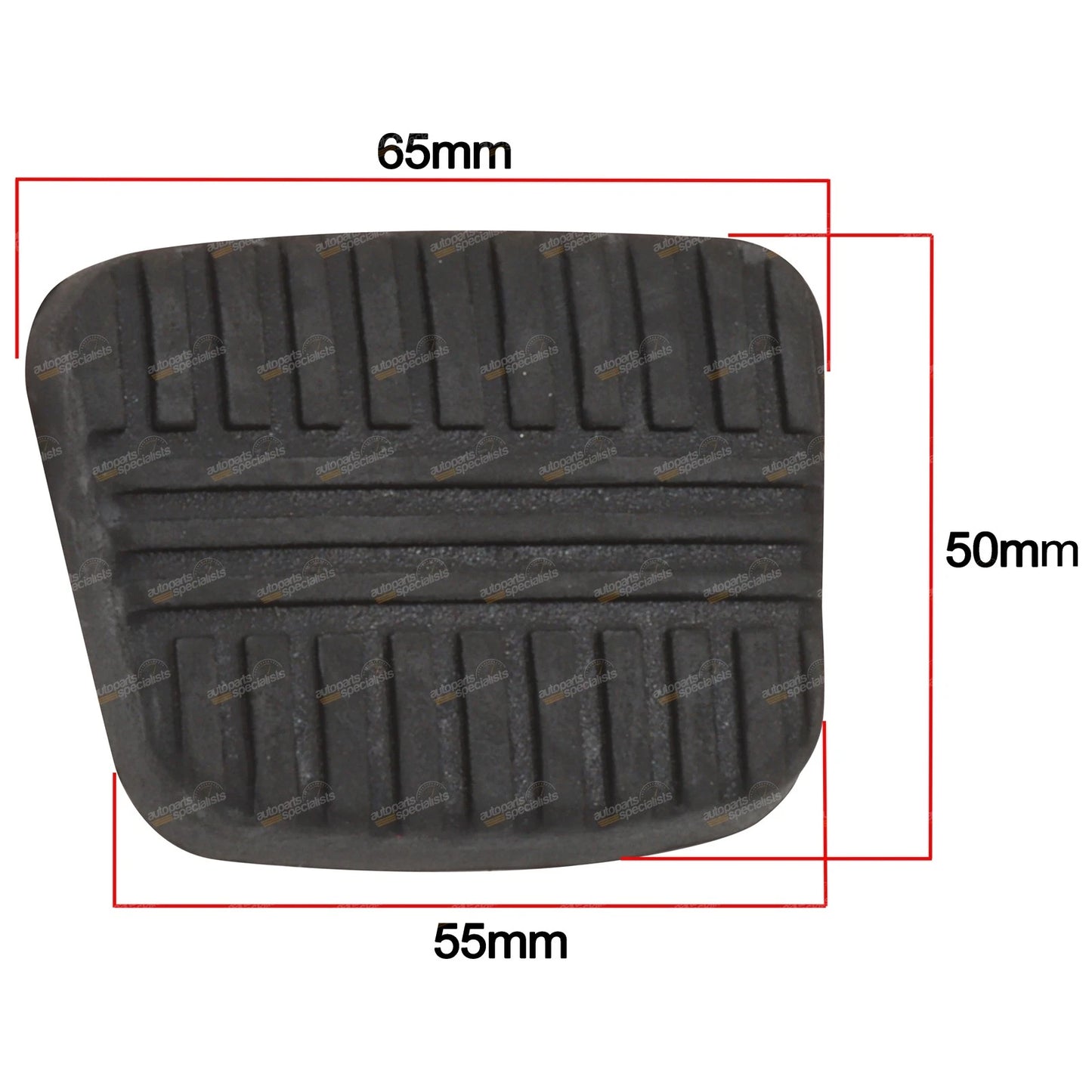 Rubber Brake/Clutch Pedal Pad for Nissan Pintara R31 U12 Manual (1986-1992)