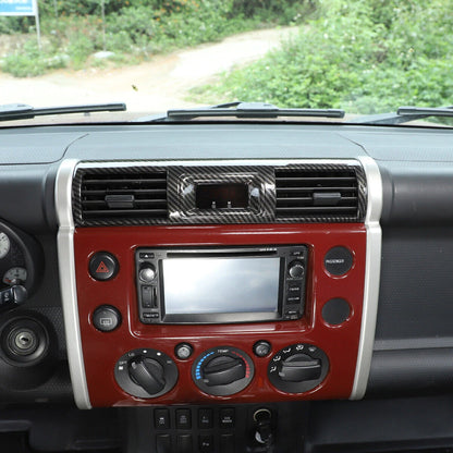 ABS Carbon Center Air Outlet Cover Trim for Toyota FJ Cruiser (2007-2014)