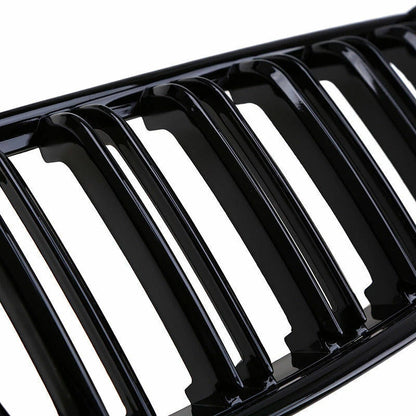 Gloss Black Front Kidney Grille for BMW 3 Series E90 E91 (2006-2008)
