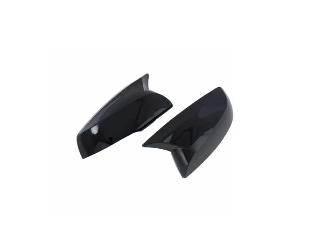 Glossy Black Ox Horn Rearview Mirror Lid Cover Trim for Toyota RAV4 (2019-2023)