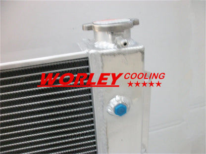 VIC-3 Core Aluminum Radiator & 16" Fan for Jeep Wrangler TJ YJ (1997-2006)