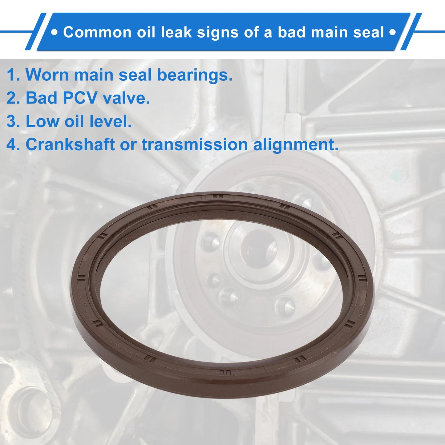 Rear Crankshaft Oil Seal for Toyota Land Cruiser (1990-1997)