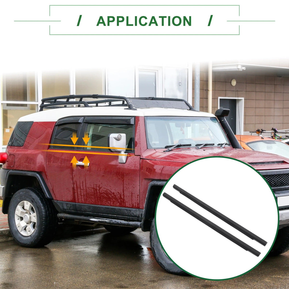 Rear Weatherstrip Window Seal for Toyota FJ (2007-2014)