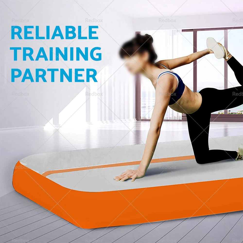Air Track Mat with Pump for Swimming Pools, Parkour & Entertainment