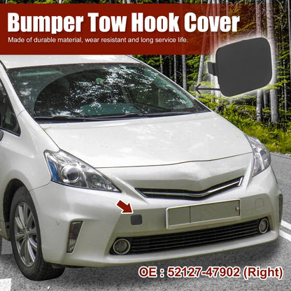 Front Right Tow Hook Cover for Toyota Prius V (2012-2014)