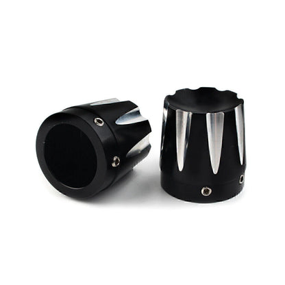 Front Axle Nut Covers for Harley Dyna, Fatboy, Electra, Street Glide, Road King (2006-2023)
