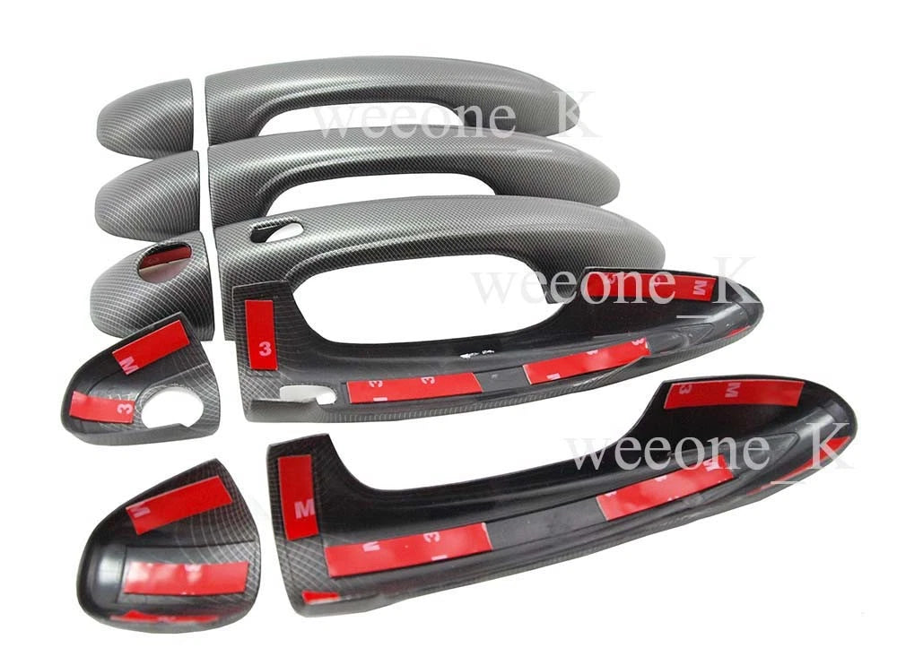 Carbon Matt Door Handle Cover Trim for Toyota Hilux 1kd(2015-2016)