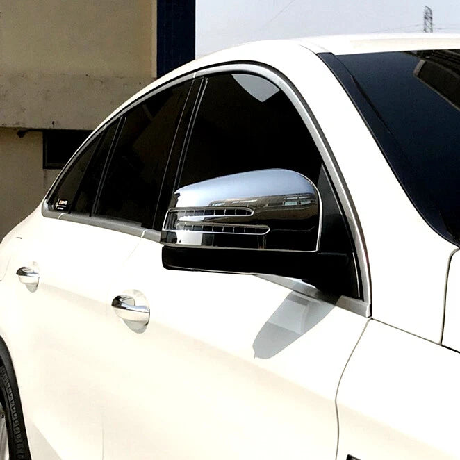 Chrome Door Mirror Covers for Mercedes Benz GLE-Class (2016-2023)