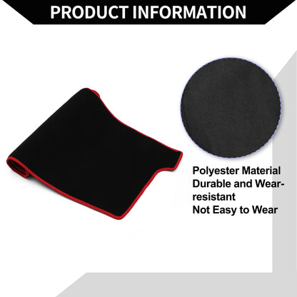 Dashboard Cover Mat for Mazda CX-5, CX-8 (2017-2021) - Black Red 1 Set