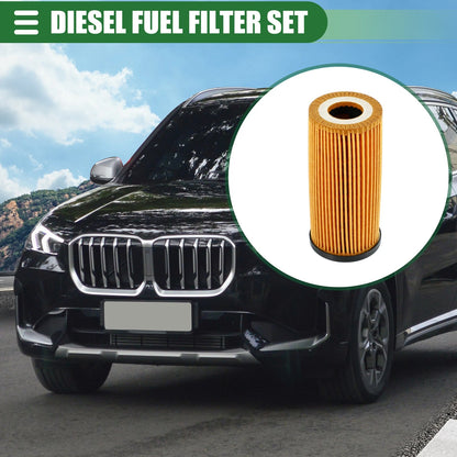 Engine Oil & Fuel Filter Set for BMW X1 (2000-2022)