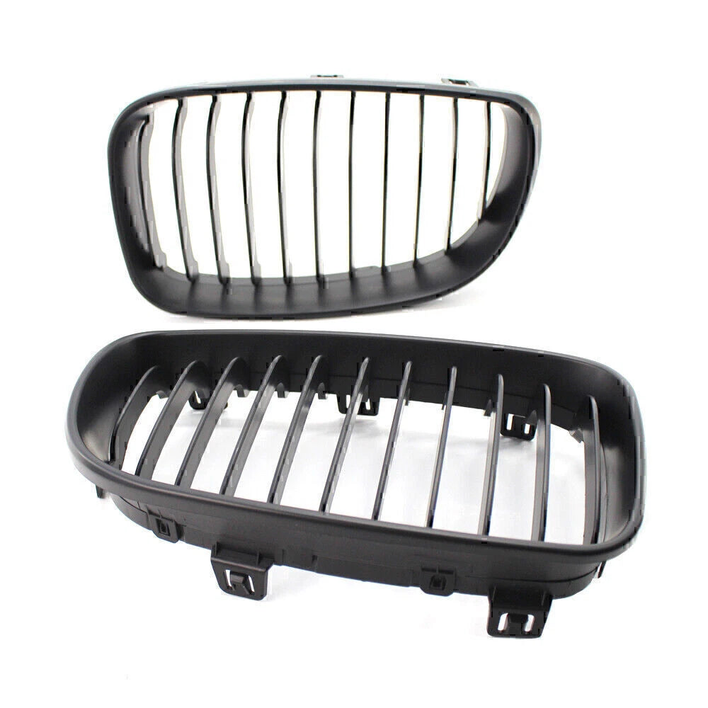 Matte Black Front Kidney Grille for BMW E81 E82 E87 E88 (2007-2013)