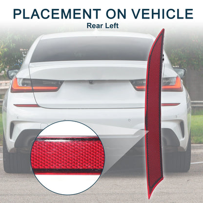 Rear Left Bumper Reflector for BMW 330e (2021 - 2022)