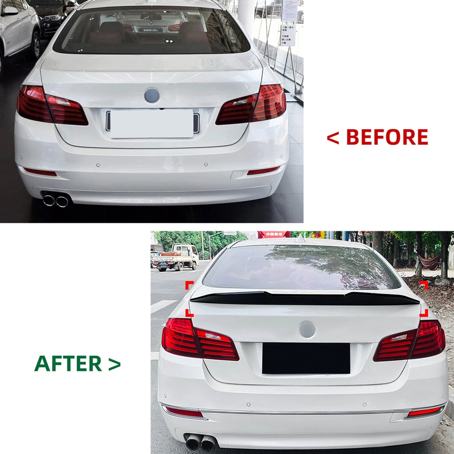 Rear Boot Spoiler Lip for BMW 5 Series F10 (2011-2017)