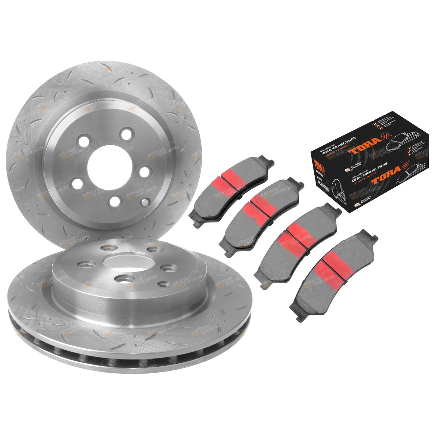Rear Slotted Disc Rotor for Ford Falcon BF FG (2005 - 2014)