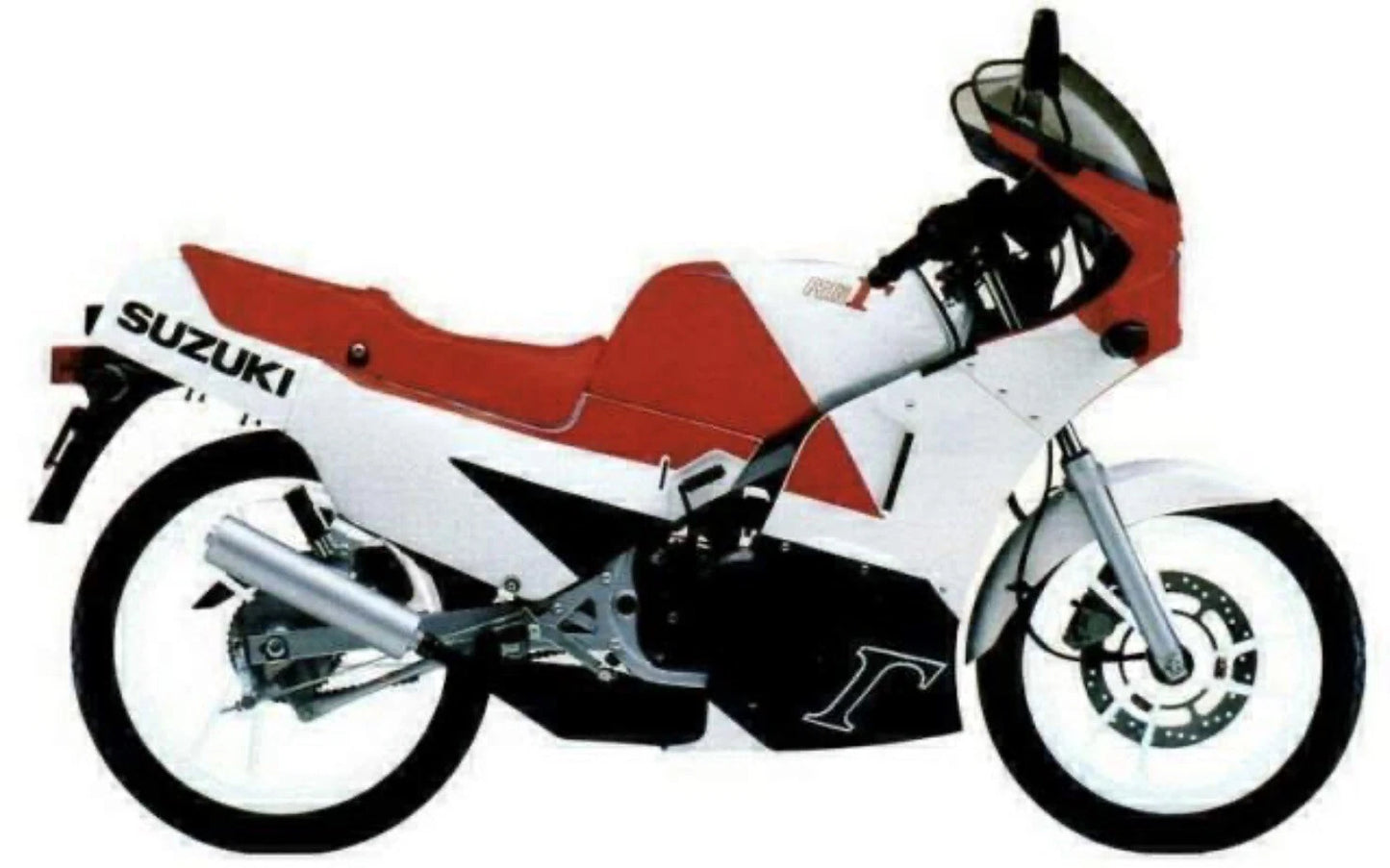 Boulons Inox tête de fourche & pare-brise for Suzuki RG125 Gamma (1982–1991)