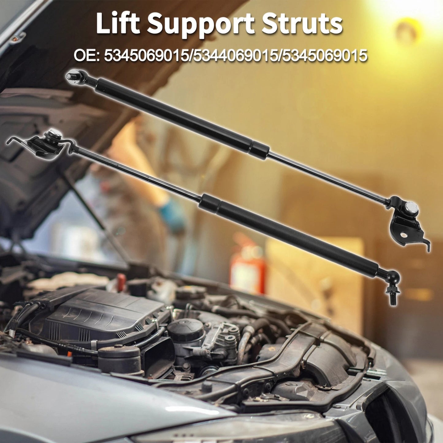 Front Hood Lift Supports Struts for Toyota Land Cruiser (1990–1997)