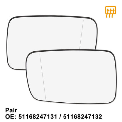 Heated Rearview Mirror Glass for BMW 7 Series E66 (2002-2008)