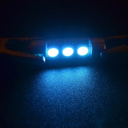 12 x 5050 36mm SMD Car Interior Dome LED Light Bulbs for Universal ()