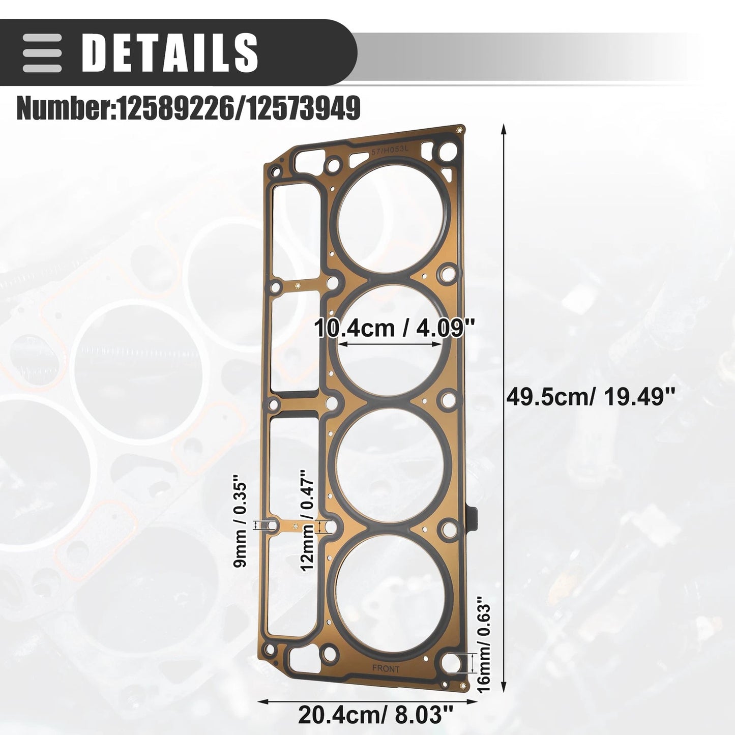 Cylinder Head Gasket for Chevrolet Silverado 1500 (2007-2013)