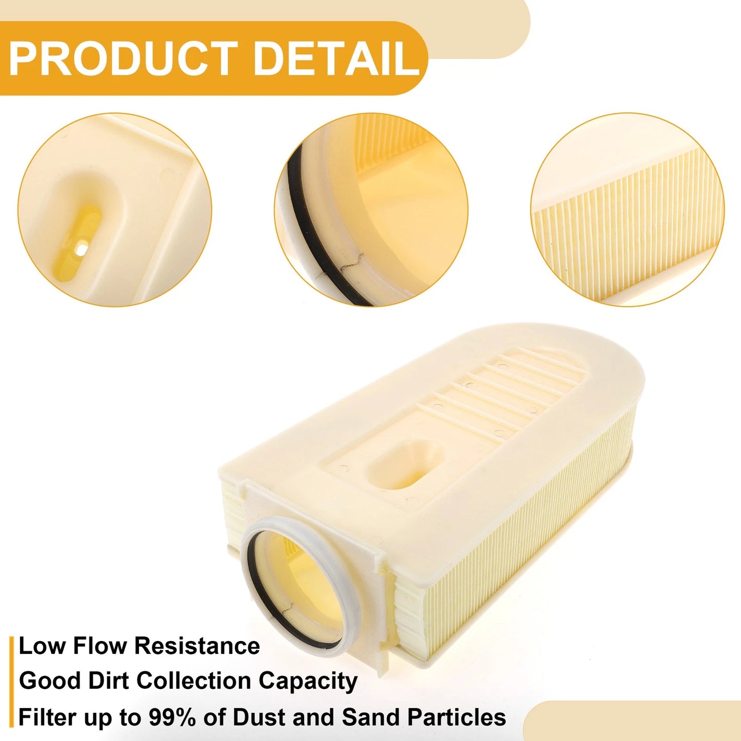 Car Engine Air Filter for Mercedes-Benz (No. 6510940104) - Long Life