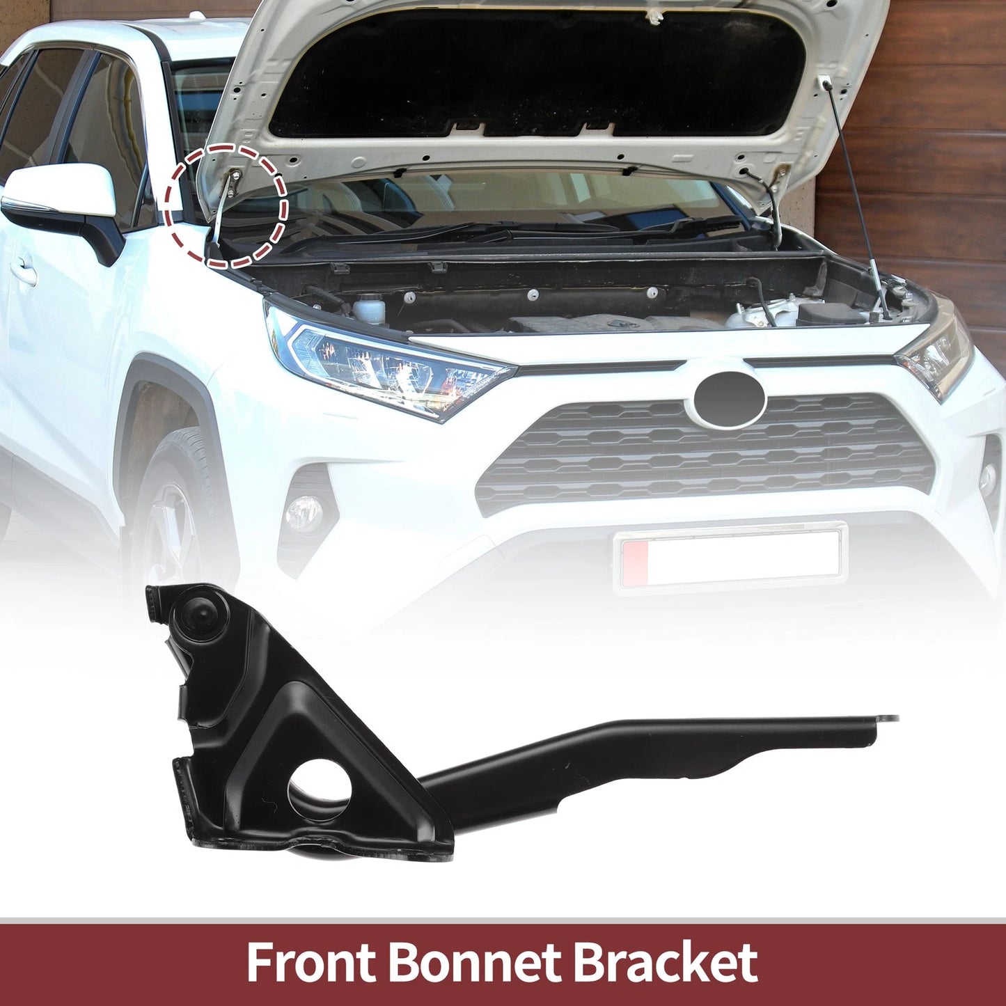 Hood Hinge 1 x for Toyota RAV4 (2009–2013)