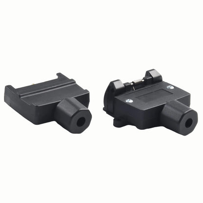 Heavy Duty 7-Pin Flat Trailer Adapter Connector for Boats and Trailers