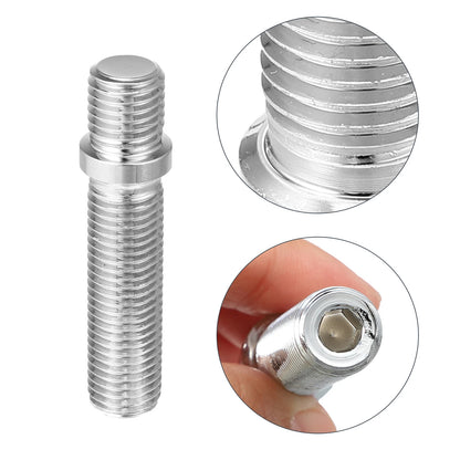 10 x M12x1.5 Car Wheel Studs for BMW (58mm, Silver Tone)